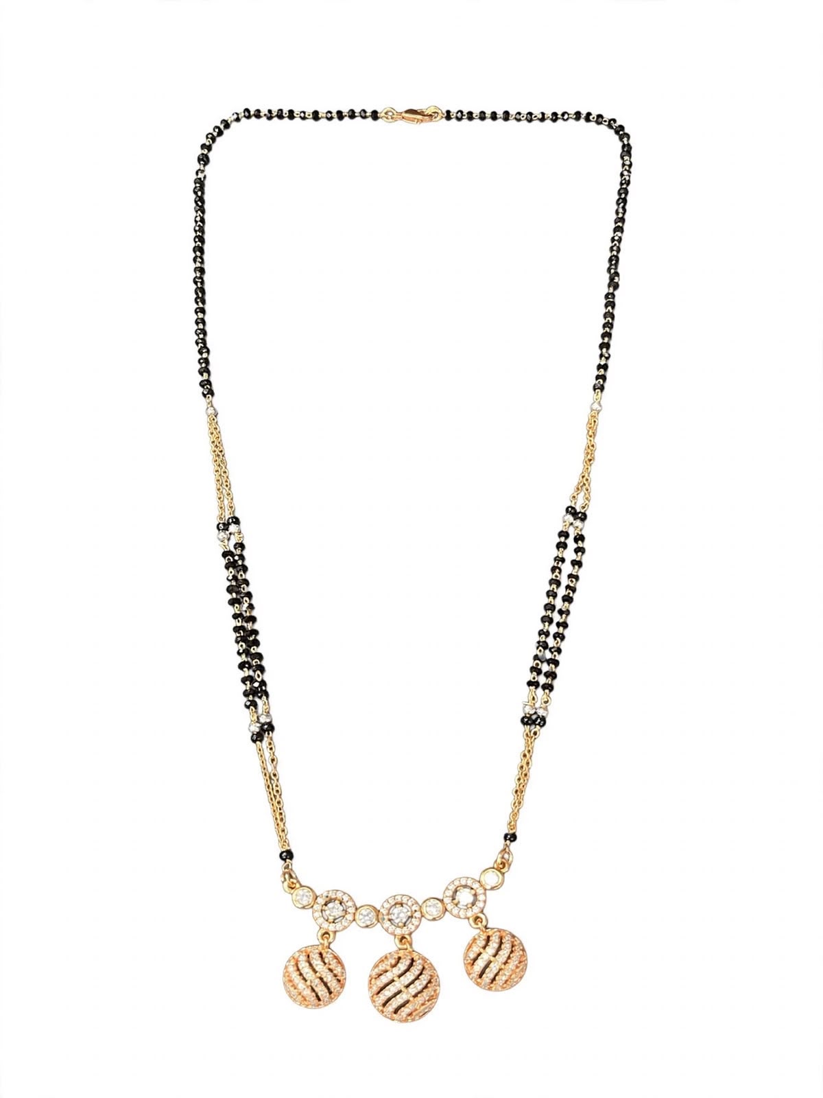 Rose Triple Charm Radiance Mangalsutra
