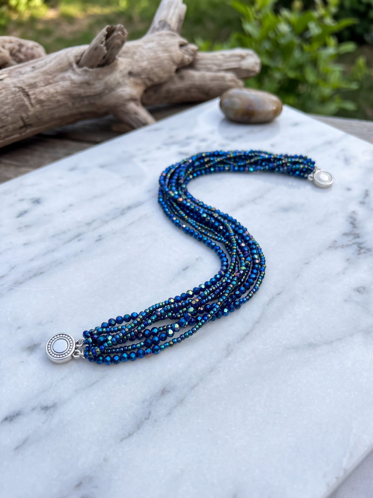 Royal Blue — Royal Crystal Magnet Necklace