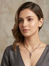 Rose Tassel Radiance Mangalsutra