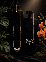 Rosé Heart & Butterfly Mangalsutra Set