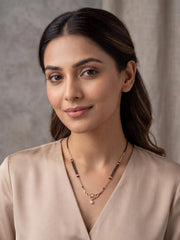 Rose Curved Spark Mangalsutra