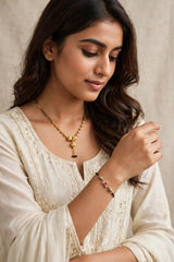 Golden Heritage Charm Mangalsutra Set