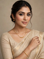 Golden Traditional Grace Mangalsutra Set