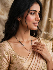 Rose Geometric Spark Mangalsutra