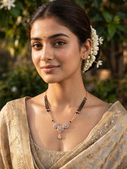 Rose Triple Radiance Teardrop Mangalsutra