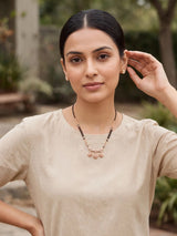 Rose Triple Charm Radiance Mangalsutra