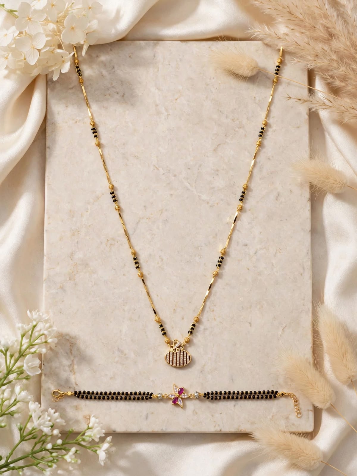 Butterfly Bloom Dual Mangalsutra Set