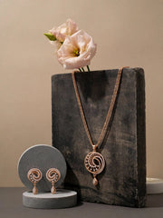 Rose Swirl Radiance Necklace Set
