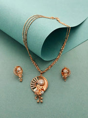 Rose Floral Radiance Necklace Set