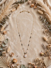 Golden Radiance Round Pendant Mangalsutra