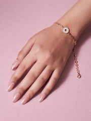 Silver Geometric Luxe Link Bracelet
