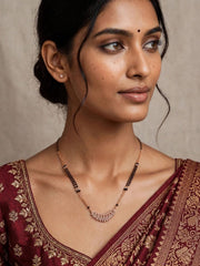Rose Fan Charm Layered Mangalsutra