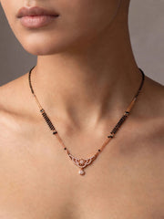 Rose Curved Spark Mangalsutra