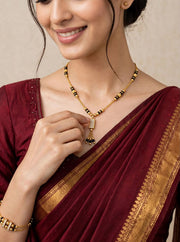 Golden Frame Dual Mangalsutra Set