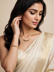Golden Minimal Grace Mangalsutra Set