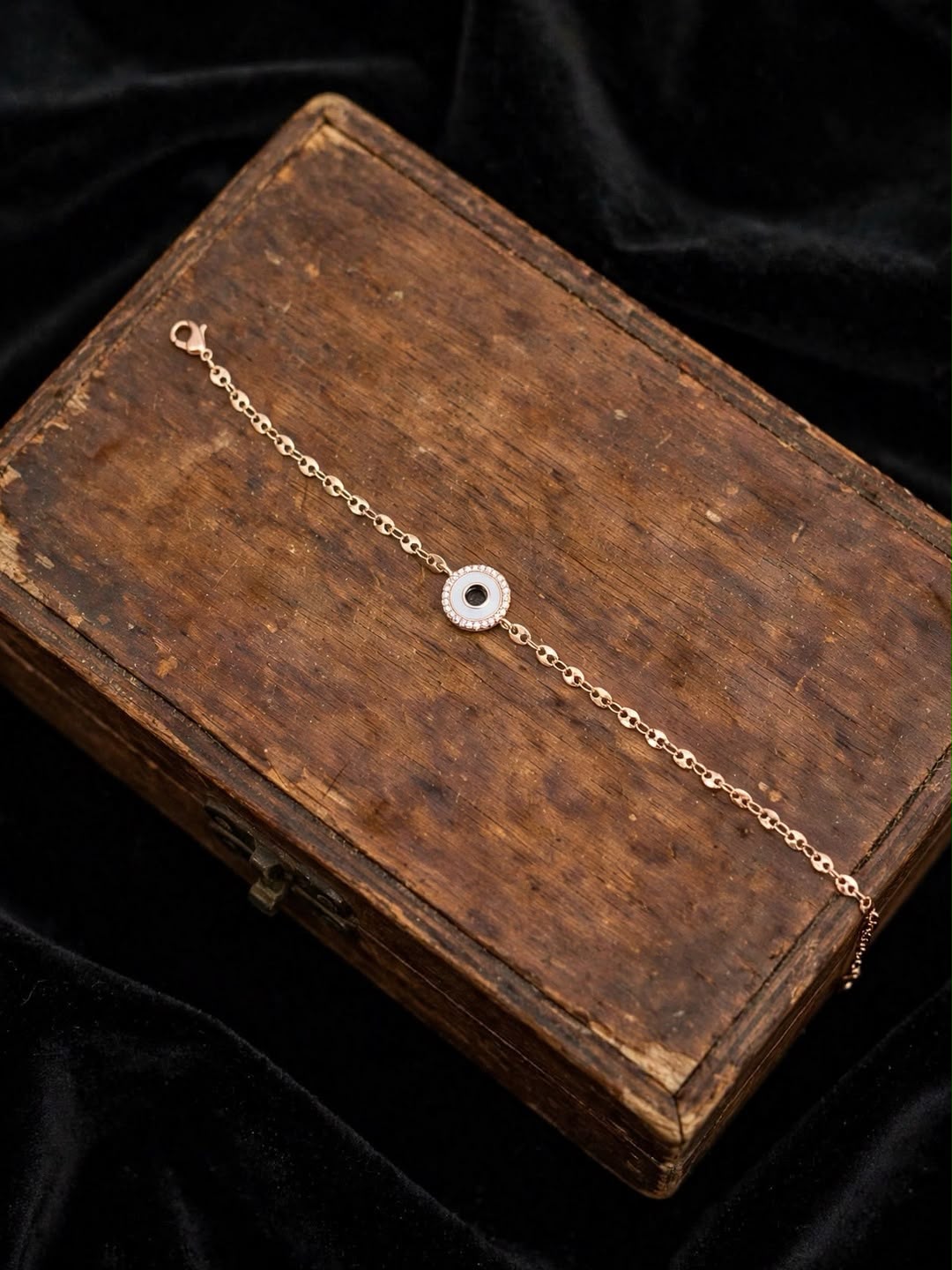 Silver Geometric Luxe Link Bracelet