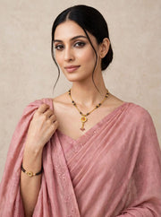Pink Halo Dual Mangalsutra Set