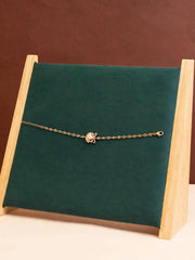 Rose Floral Pearl Link Bracelet