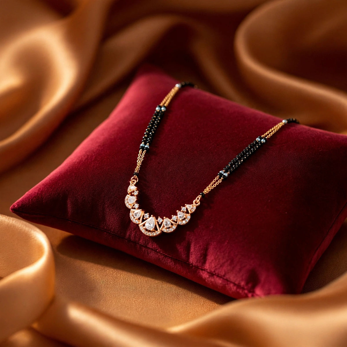 Rose Floral Radiance Mangalsutra