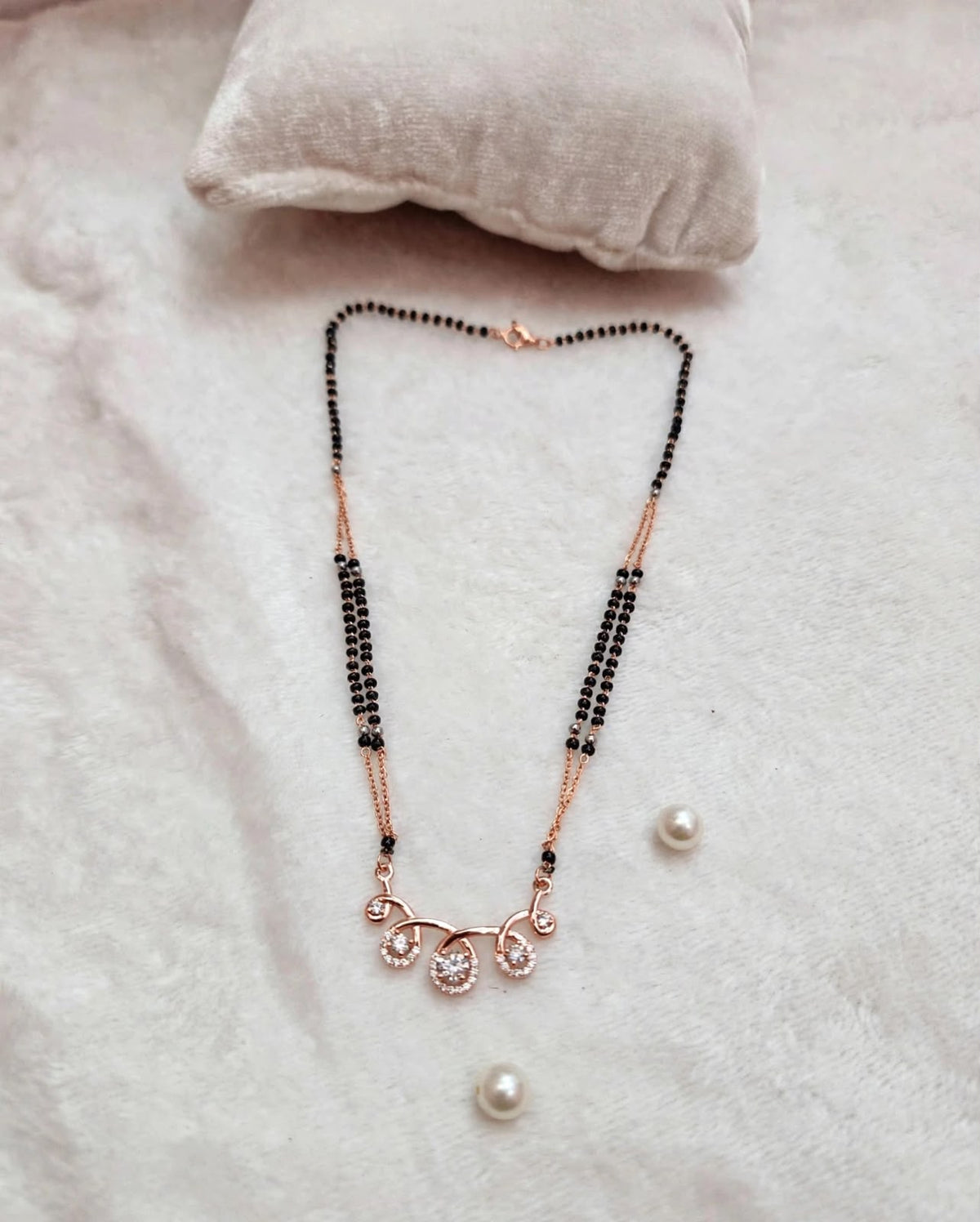 Rose Triple Round Radiance Mangalsutra