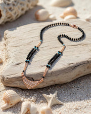 Rose Geometric Spark Mangalsutra