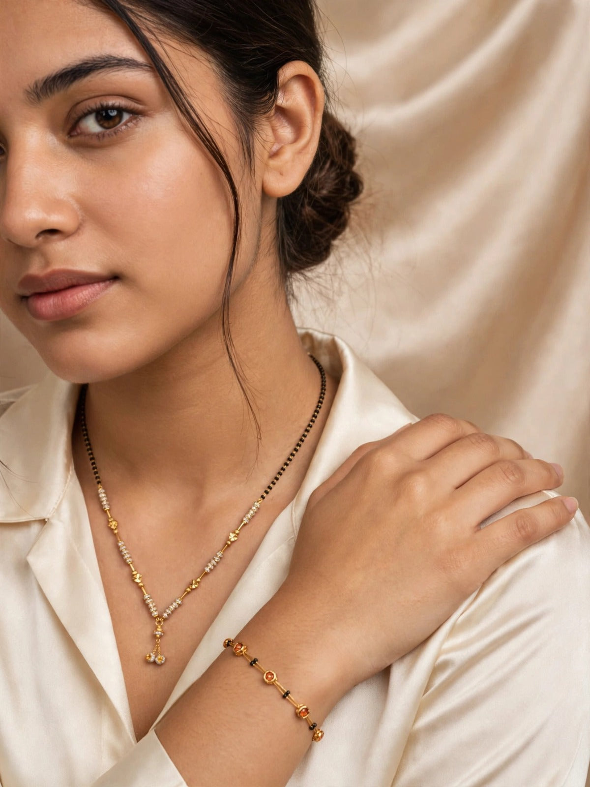 Ruby Grace Dual Mangalsutra Set