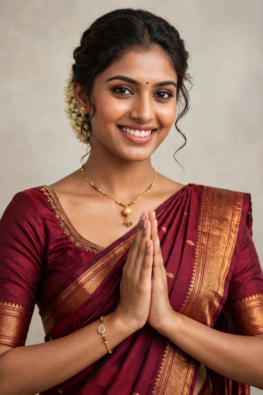 Pink Aura Dual Mangalsutra Set