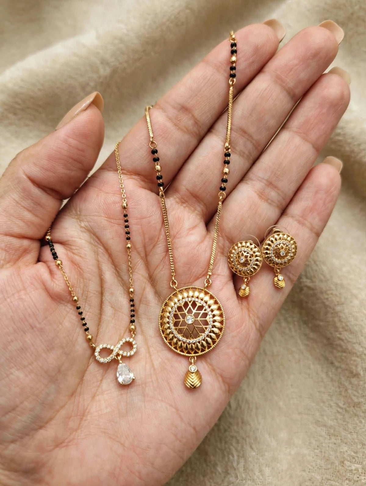 Golden Infinity & Heritage Mangalsutra Set