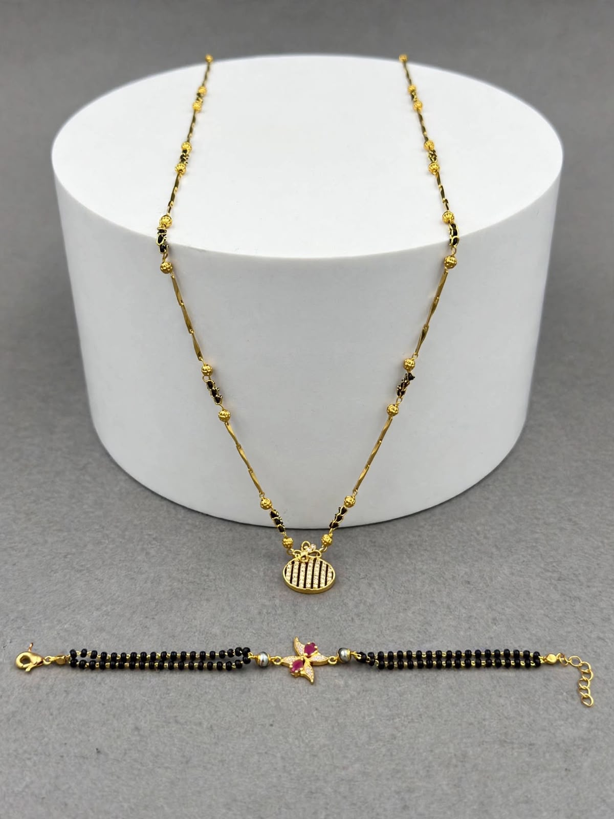 Butterfly Bloom Dual Mangalsutra Set