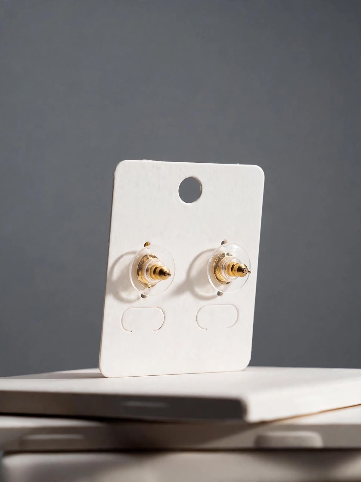 Rose Gold Butterfly Crystal Stud Earrings