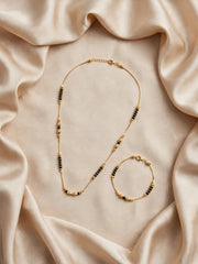 Golden Classic Charm Mangalsutra Set