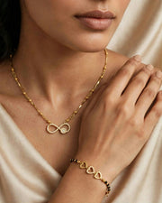 Infinity Glow Dual Mangalsutra Set
