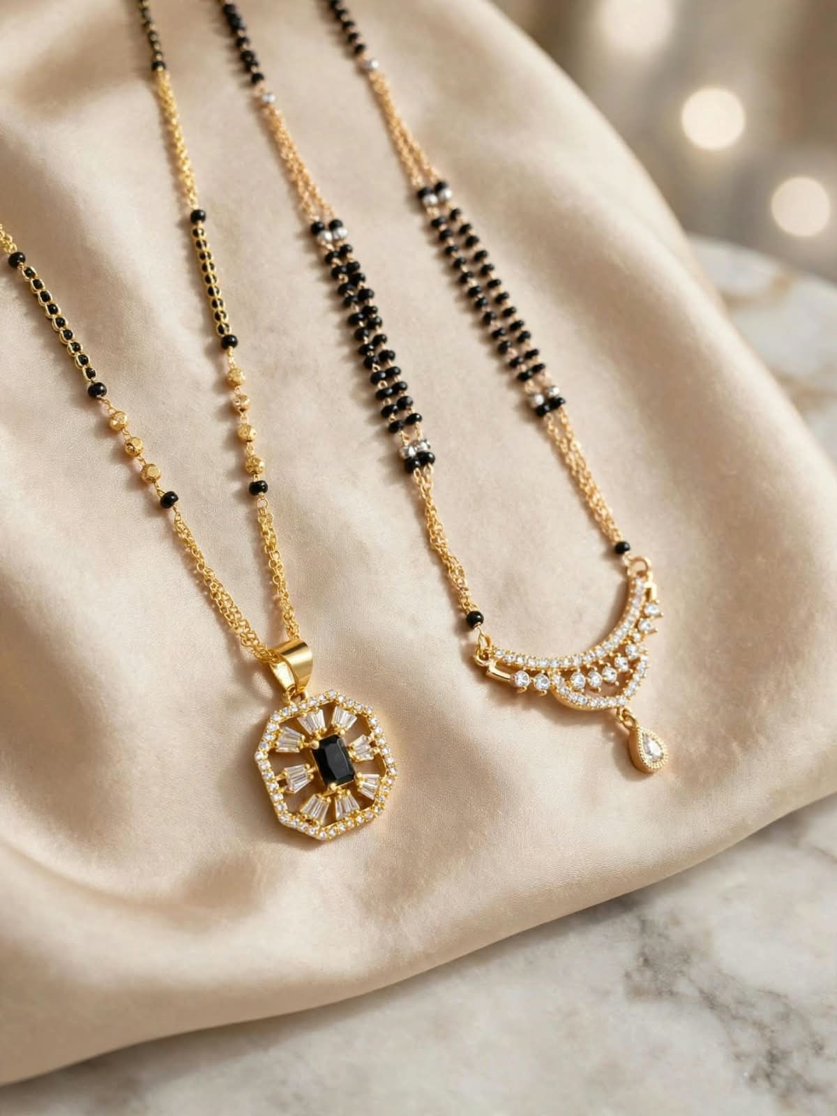 Rose Aura Dual Mangalsutra Set