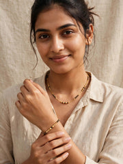 Golden Classic Charm Mangalsutra Set
