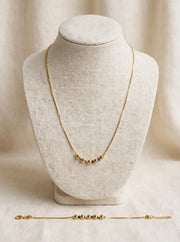 Golden Minimal Grace Mangalsutra Set