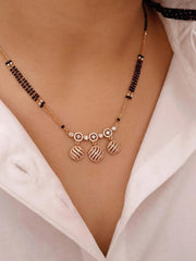 Rose Triple Charm Radiance Mangalsutra