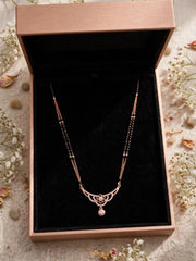Rose Curved Spark Mangalsutra