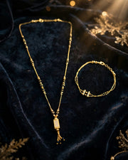 Golden Frame Dual Mangalsutra Set