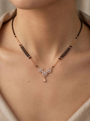 Rose Triple Radiance Teardrop Mangalsutra