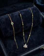 Floral Spark Dual Mangalsutra Set