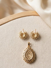Nyra Teardrop Filigree Pendant Set
