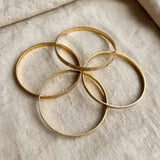 Sikha Multi-Line Gold Bangle Set