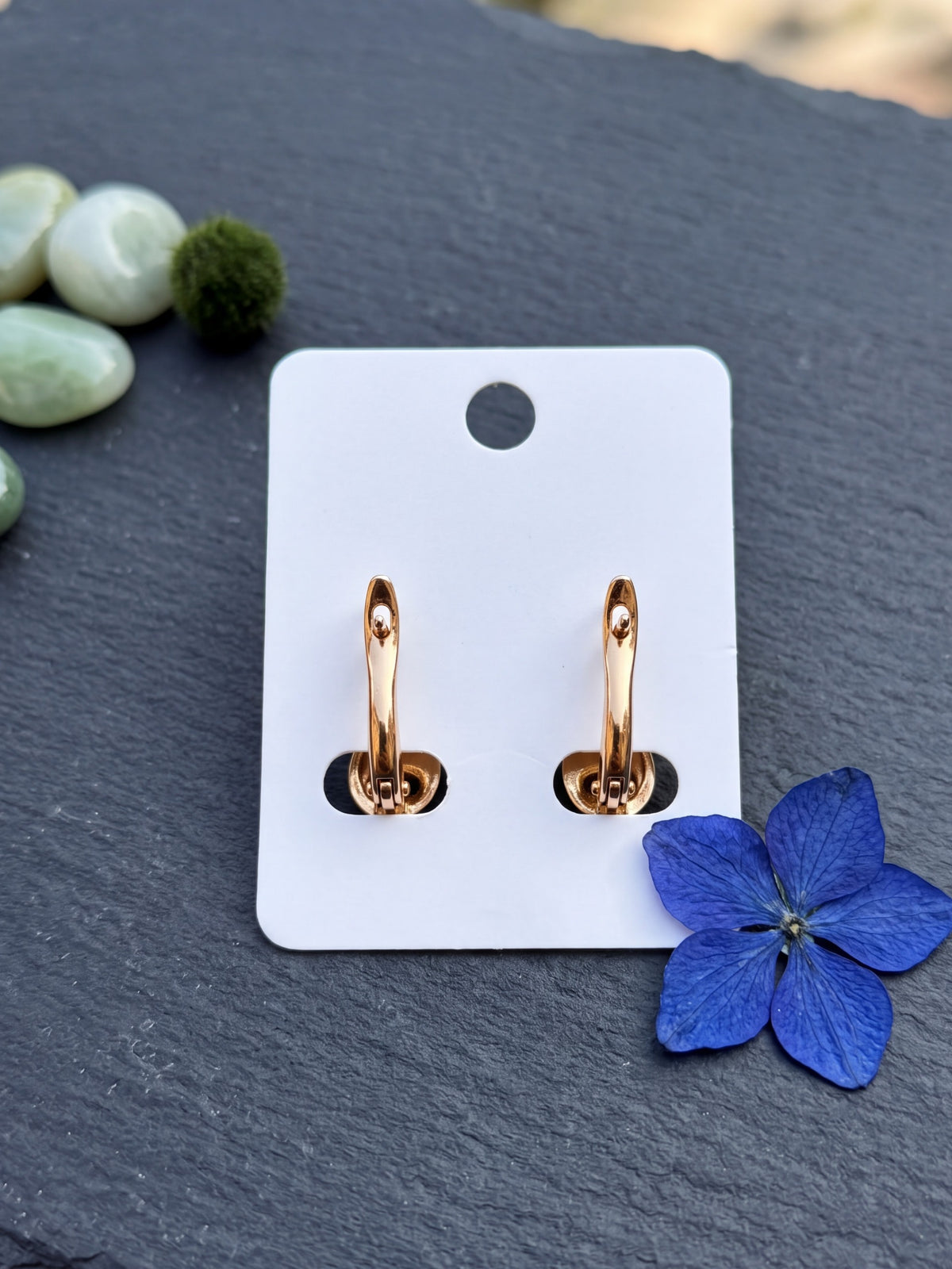 Sky Grace Blue Teardrop Earrings