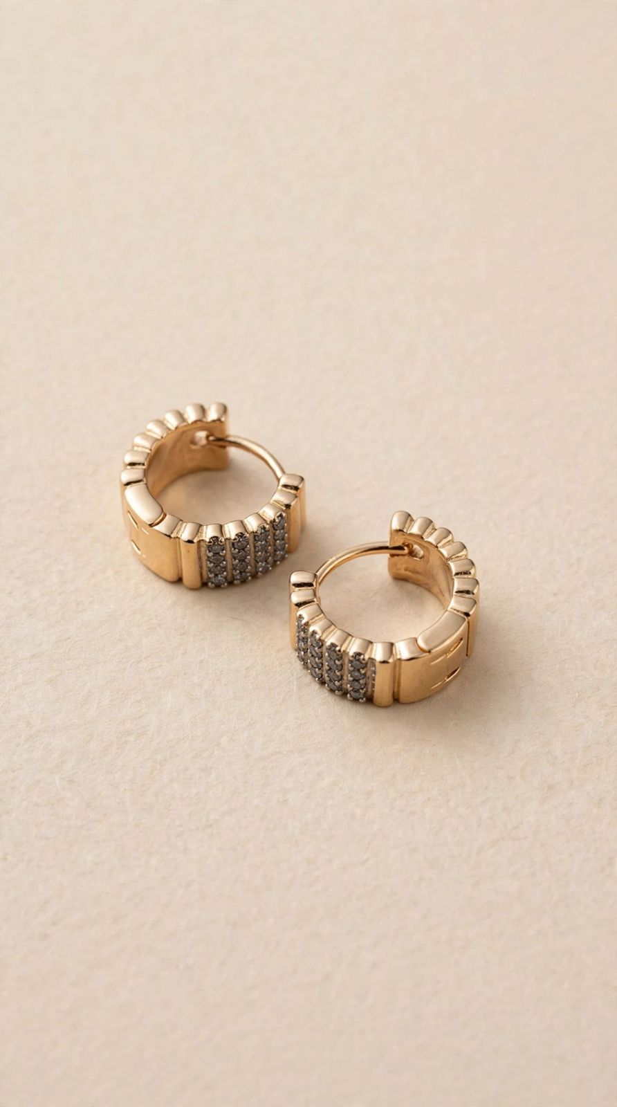 Vogue Bali Geometric Hoop Earrings