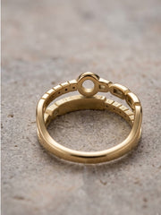 Tiara Link Circle Stackable Ring Set