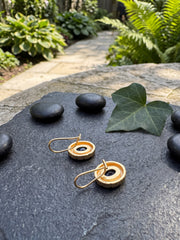 Cute Drop Blue Crystal Earrings