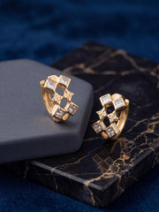 Aurora Bali Geometric Hoop Earrings