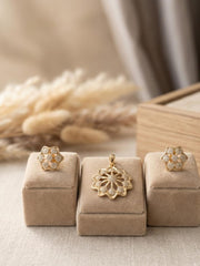 Nari Floral Radiance Pendant Set