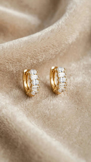Dazzle Bali Geometric Crystal Earrings