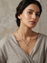 Sathiya Half-Moon Stone Mangalsutra